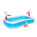 PISCINA CON CANASTA DE BASQUET