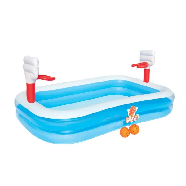 PISCINA CON CANASTA DE BASQUET PISCINA CON CANASTA DE BASQUET