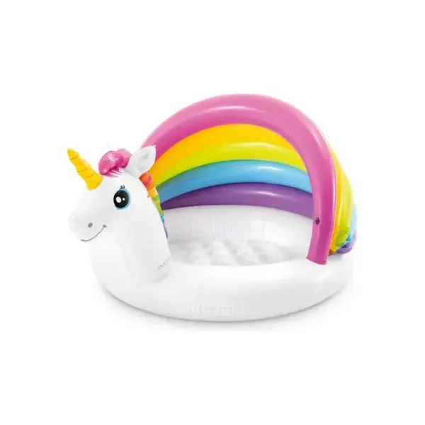 Piscina con techo unicornio Piscina con techo unicornio